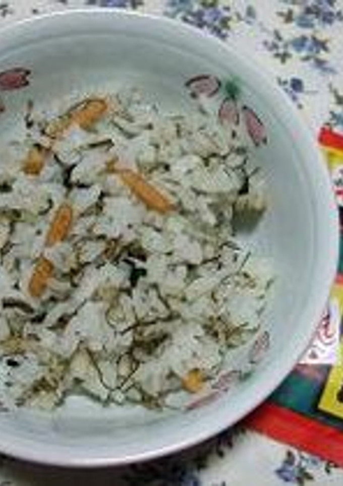 お茶漬けの素と納豆昆布の混ぜごはん-レシピのメイン写真