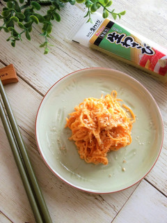 レンジで2分♪人参のわさびごまマヨ和え-レシピのメイン写真