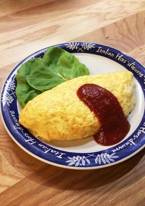 ふわふわチーズオムレツ-レシピのメイン写真