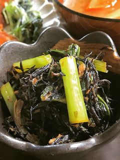 簡単!ひじきとツナと小松菜の炒め煮-レシピのメイン写真