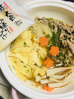 北の大豆絹練りおあげの寄せ鍋-レシピのメイン写真