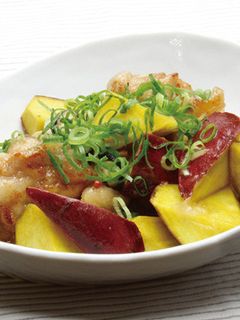 揚げ鶏とさつま芋の甘酢和え♪-レシピのメイン写真