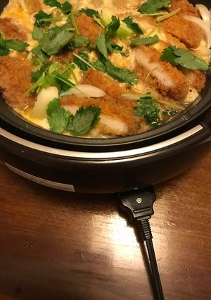 ホットプレートかつ煮-レシピのメイン写真