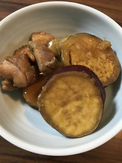 ホットクックで鶏とさつまいもの煮物-レシピのメイン写真