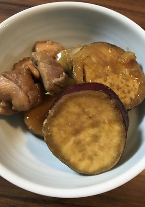 ホットクックで鶏とさつまいもの煮物-レシピのメイン写真