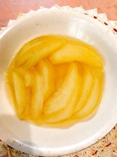 レンジで出来る梨のコンポート♡-レシピのメイン写真