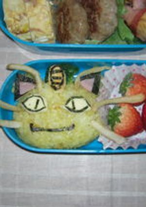キャラ弁☆ニャース-レシピのメイン写真
