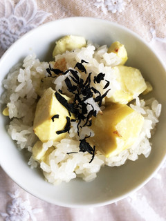 生栗おこわご飯-レシピのメイン写真