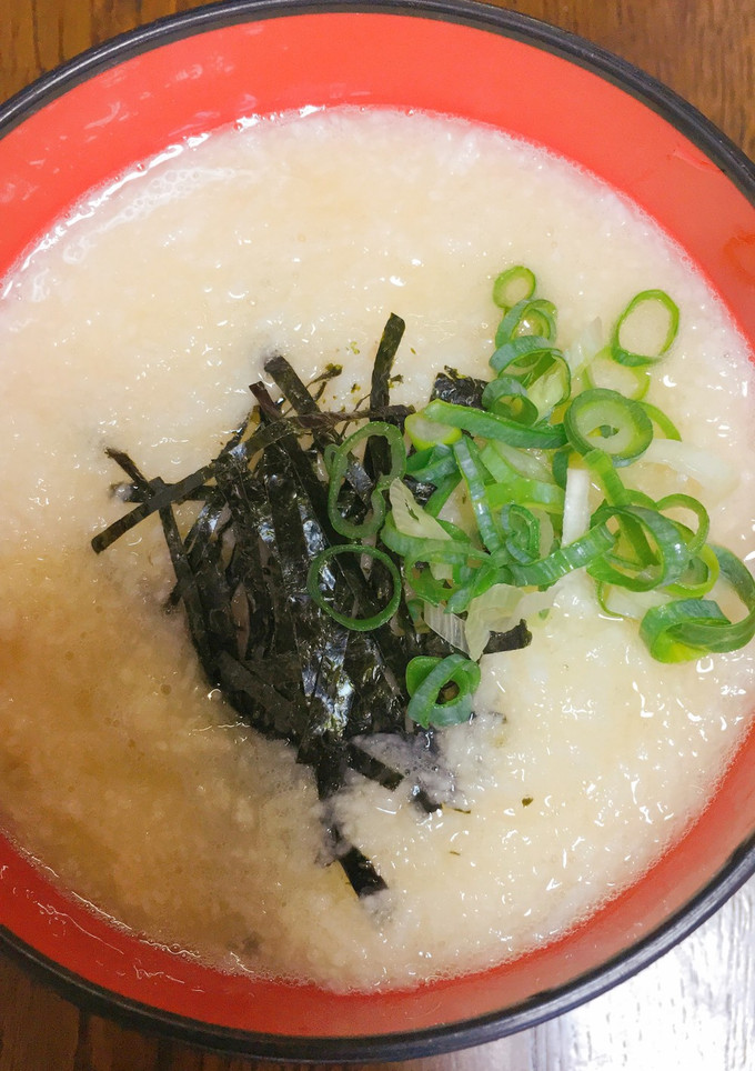 白だし簡単とろろご飯 ズボラ飯でひと手間-レシピのメイン写真