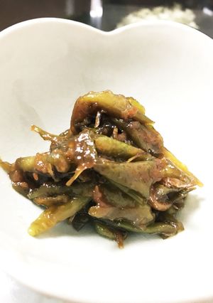 甘長唐辛子 と ミョウガの佃煮 美容に！-レシピのメイン写真