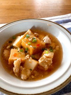 ★厚揚げと鶏ひき肉のピリ辛煮★-レシピのメイン写真