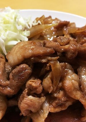 豚こま肉で生姜焼き-レシピのメイン写真