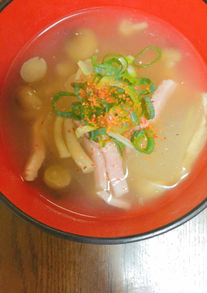 白だしで食べ応えある冬瓜汁 おかず冬瓜♡-レシピのメイン写真