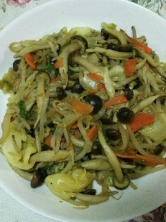 ミックス野菜とキノコのカレー風味炒め-レシピのメイン写真