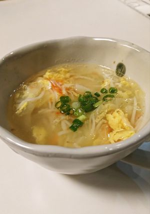 カニかまの中華スープ-レシピのメイン写真