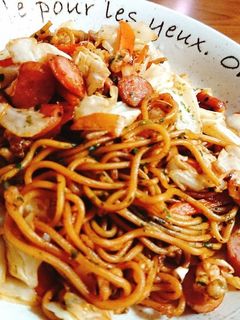 ★レンチンで時短!焼きそば★-レシピのメイン写真