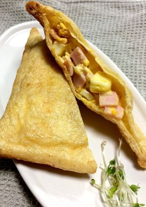 低糖質☆トーストで油揚げクロックムッシュ-レシピのメイン写真