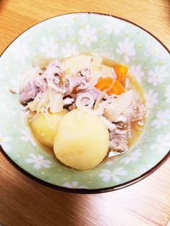 めんつゆで簡単!優しい味の肉じゃが-レシピのメイン写真