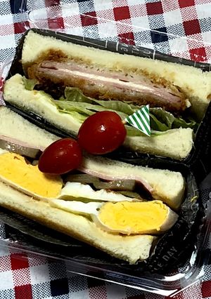 ピクルスがおいしい♡フライドエッグサンド-レシピのメイン写真