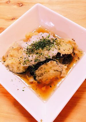 簡単・秋ナス揚げて麺つゆのおひたしなり。-レシピのメイン写真