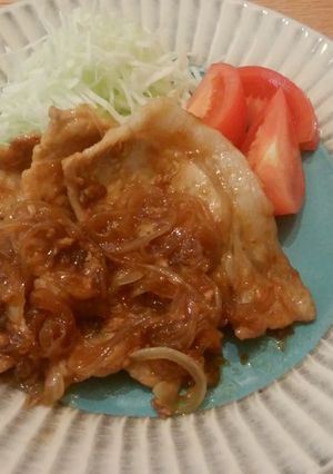 豚肉と玉ねぎの生姜焼き-レシピのメイン写真
