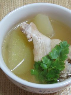 冬瓜と手羽元のスープ(タイ風)-レシピのメイン写真