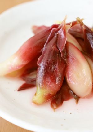 箸休め♪白梅酢+砂糖で茗荷の甘酢漬け-レシピのメイン写真