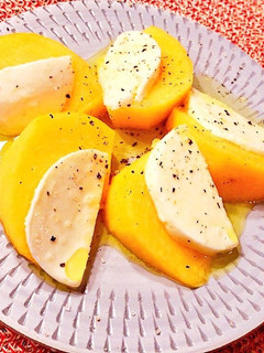柿のカプレーゼ-レシピのメイン写真