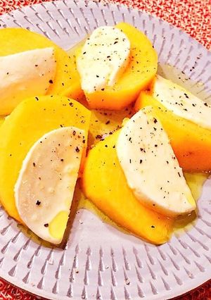 柿のカプレーゼ-レシピのメイン写真