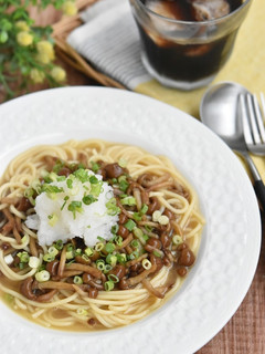なめこおろしのスープパスタ-レシピのメイン写真