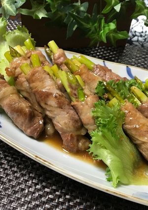 ☆アスパラの豚肉巻き巻き☆甘辛タレ☆-レシピのメイン写真