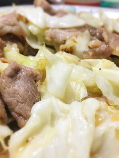 簡単!キャベツと豚肉の味噌炒め-レシピのメイン写真