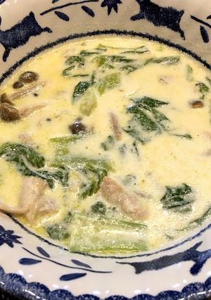チンゲン菜のクリーム煮-レシピのメイン写真