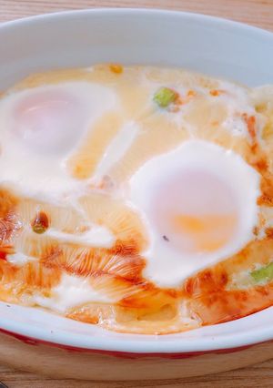 簡単☆とろける卵とチーズ焼き-レシピのメイン写真
