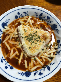 焼きおにぎりとトマトスープのお茶漬け-レシピのメイン写真
