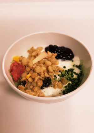 ❁ブルーベリーと抹茶のヨーグルト❁-レシピのメイン写真