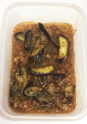 麻婆豆腐の素で簡単！麻婆豆腐のナス春雨-レシピのメイン写真