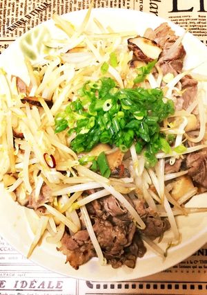 ピリ辛椎茸もやし炒め-レシピのメイン写真