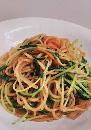 彩り焼きそば-レシピのメイン写真