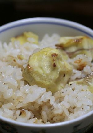 秋の味覚！土鍋で栗ご飯-レシピのメイン写真