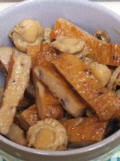 いか天とベビーホタテの煮物-レシピのメイン写真
