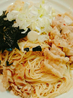 油そば風そうめん(私流)-レシピのメイン写真