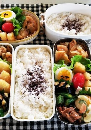 女子高生、男子学生、会社員の私弁当❤41-レシピのメイン写真