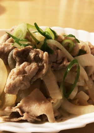 豚こまの塩味炒め-レシピのメイン写真