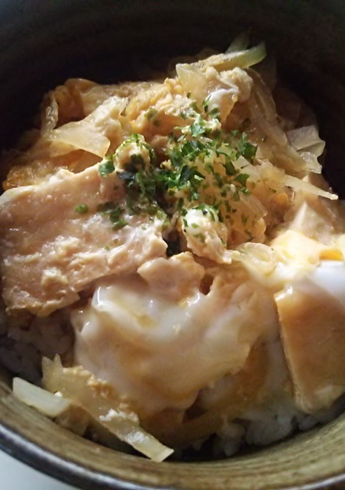 北の大豆　きぬ練りおあげde卵とじ丼-レシピのメイン写真