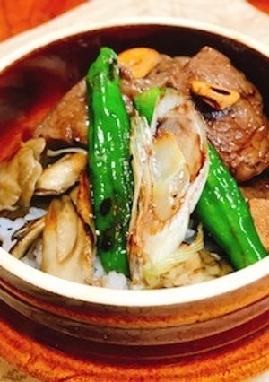 牛焼肉の赤ワインバルサミコソース丼-レシピのメイン写真