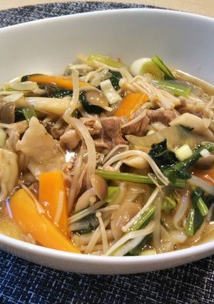 きのこたっぷり♪あんかけうどん-レシピのメイン写真