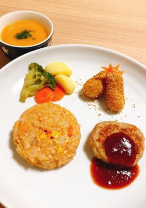 1歳　誕生日 バースデー　お子様ランチ　-レシピのメイン写真