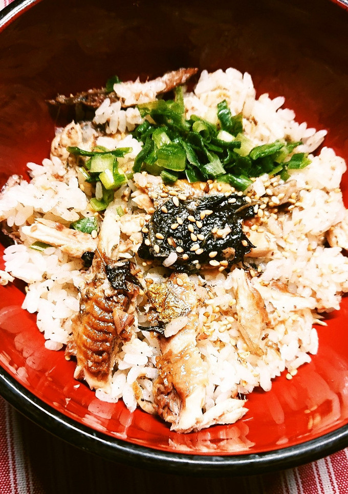 簡単！白だしDE秋刀魚の炊き込みご飯♪-レシピのメイン写真