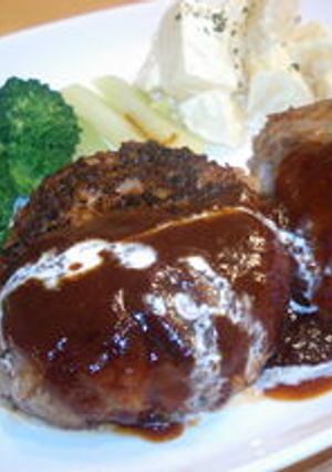 いいにおい♪スタミナ☆にんにくハンバーグ-レシピのメイン写真